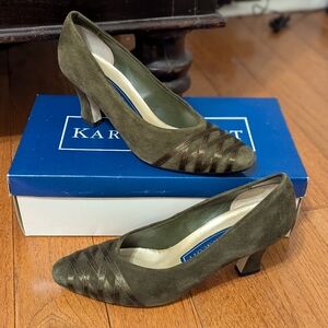 Vintage Suede Heels